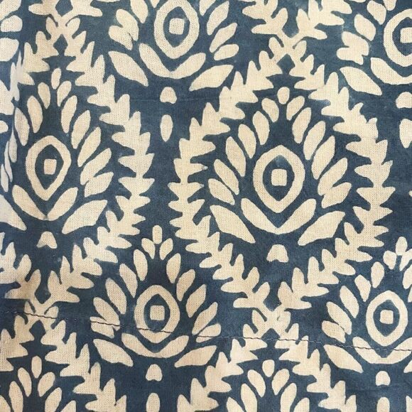 Anthropologie Kopal Shorts Blue Lotus Block Print Size Small $150.00 - Picture 3 of 9